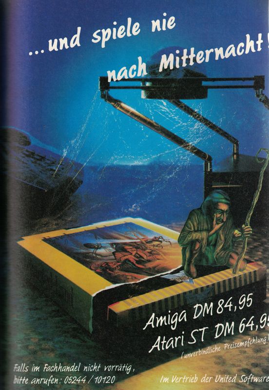 Enchanted Land Magazine Advertisement (Magazine Advertisements): Amiga Joker (Germany), Issue 10/1991