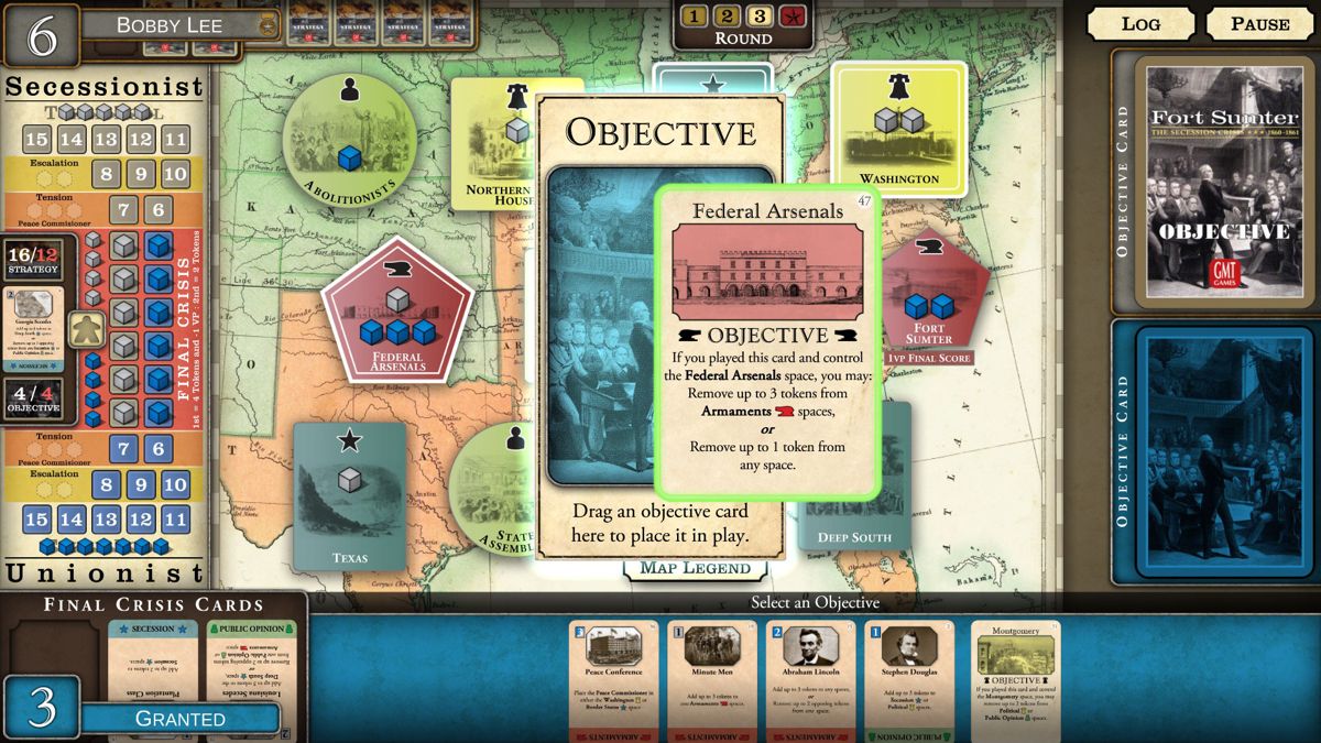 Fort Sumter: The Secession Crisis 1860-1861 Screenshot (Steam)