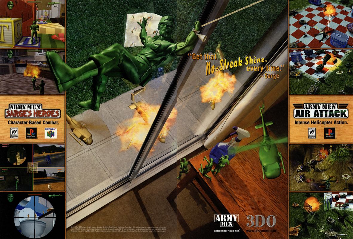 Army Men: Sarge's Heroes Magazine Advertisement (Magazine Advertisements): NextGen (U.S.) Issue #57 (September 1999)