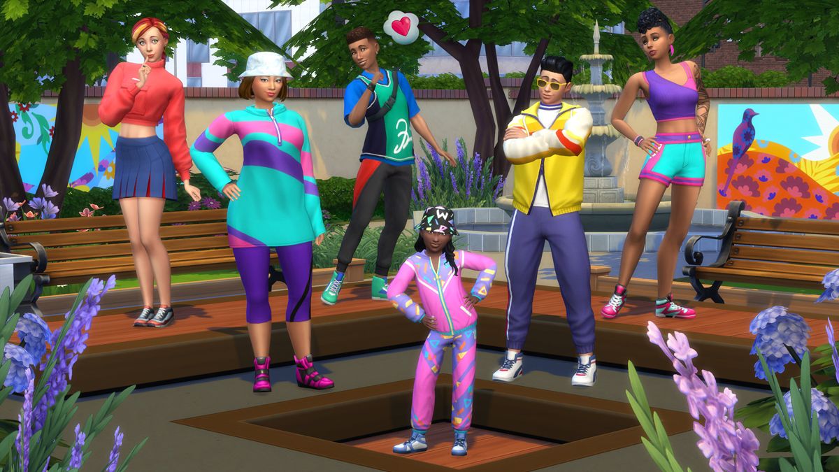 The Sims 4: Throwback Fit Kit Screenshot (Steam)