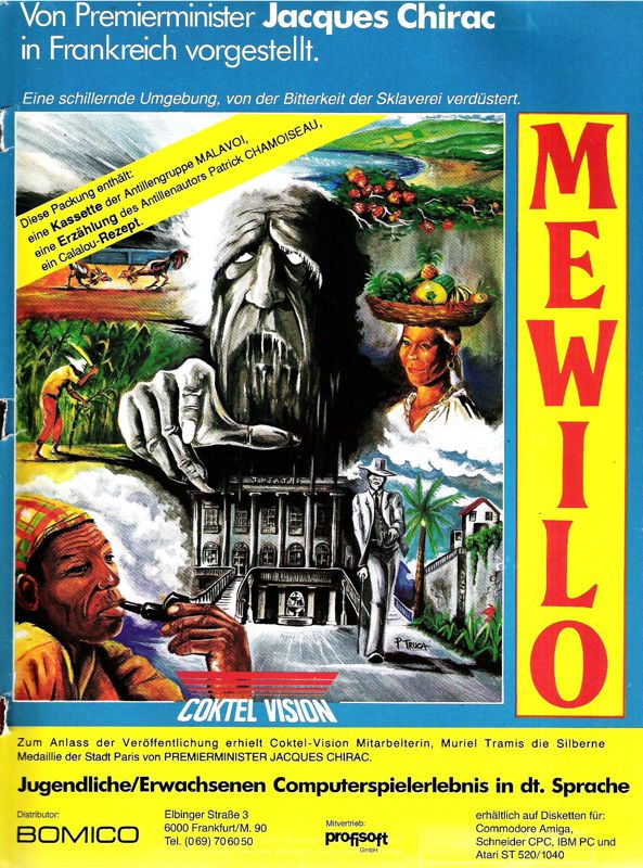 Méwilo Magazine Advertisement (Magazine Advertisements): ASM (Germany), Issue 05/1988