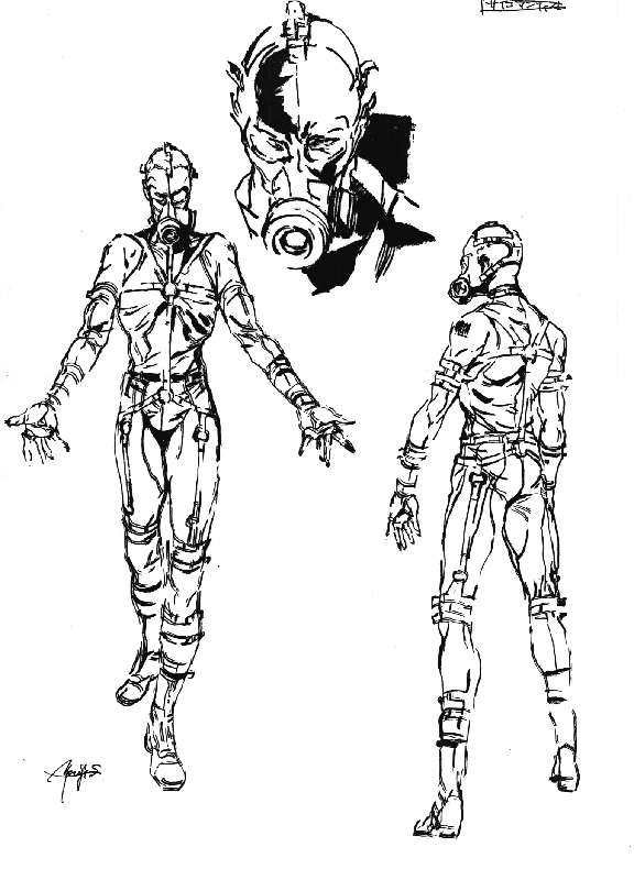 Metal Gear Solid Concept Art (Metal Gear Solid Artwork Vol. 2: Liquid Snake): Psycho Mantis