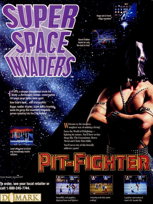 Pit-Fighter Magazine Advertisement (Magazine Advertisements): Computer Gaming World (US), Number 92 (March 1992)