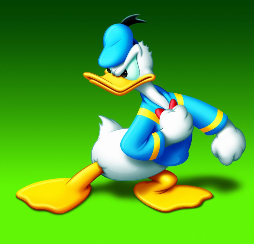 Disney's Donald Duck: Goin' Quackers Concept Art (Disney's Donald Duck: "Qu@ck Att@ck"?*! Press Kit): Look Back Donald