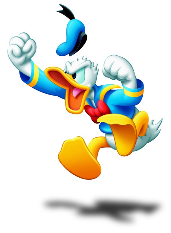 Disney's Donald Duck: Goin' Quackers Concept Art (Disney's Donald Duck: "Qu@ck Att@ck"?*! Press Kit): Mad Jump Donald
