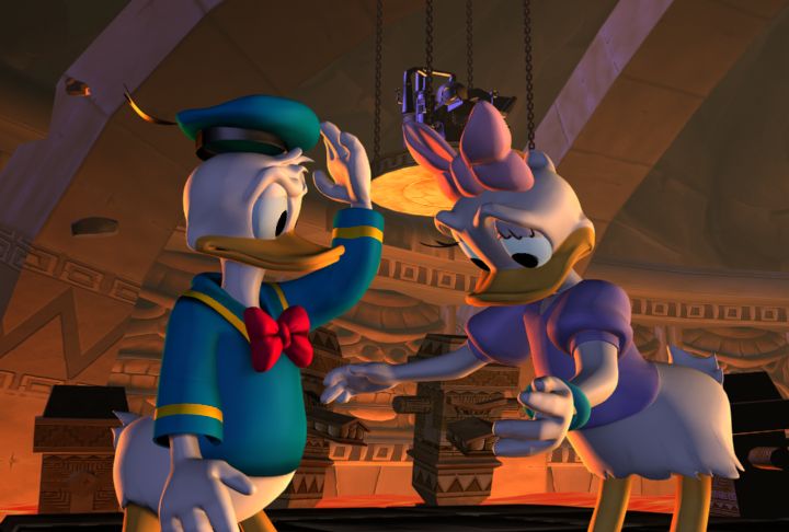 Disney's Donald Duck: Goin' Quackers Render (Disney's Donald Duck: "Qu@ck Att@ck"?*! Press Kit): Cinematics: Donald and Daisy