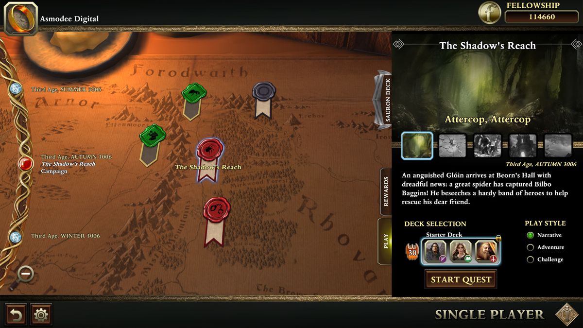 The Lord of the Rings: Adventure Card Game - Definitive Edition Screenshot (PlayStation Store)