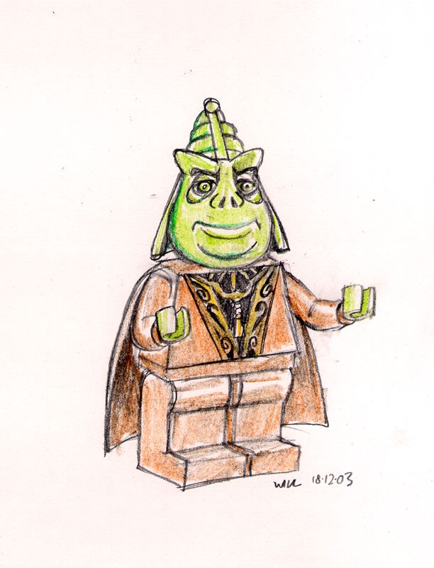 LEGO Star Wars: The Video Game Concept Art (LEGO Star Wars: The Video Game Eidos Assets disc): Boss Nass