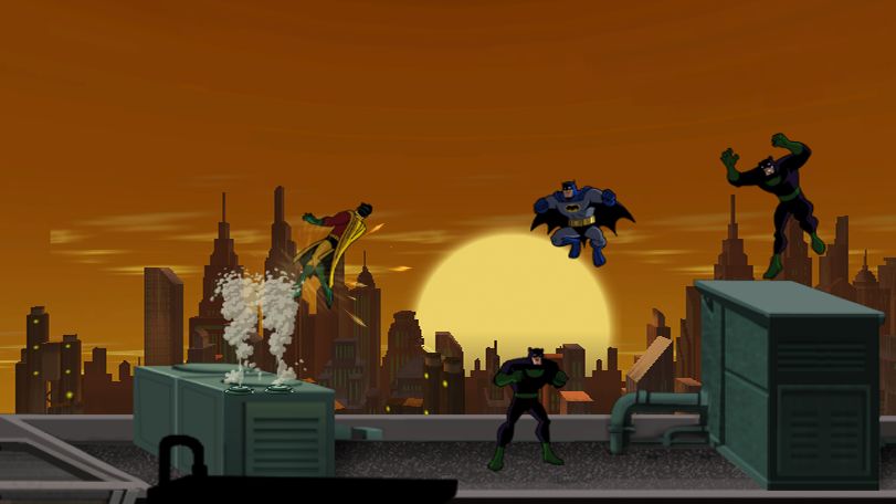 Batman: The Brave and The Bold - The Videogame Screenshot (Batman: The Brave and The Bold - The Videogame Press Kit): Gotham