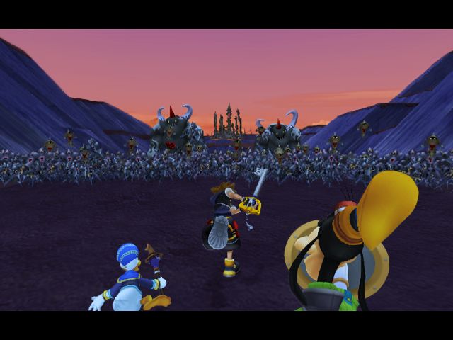 Kingdom Hearts II Screenshot (Square Enix E3 2004 Media CD): Serious Danger