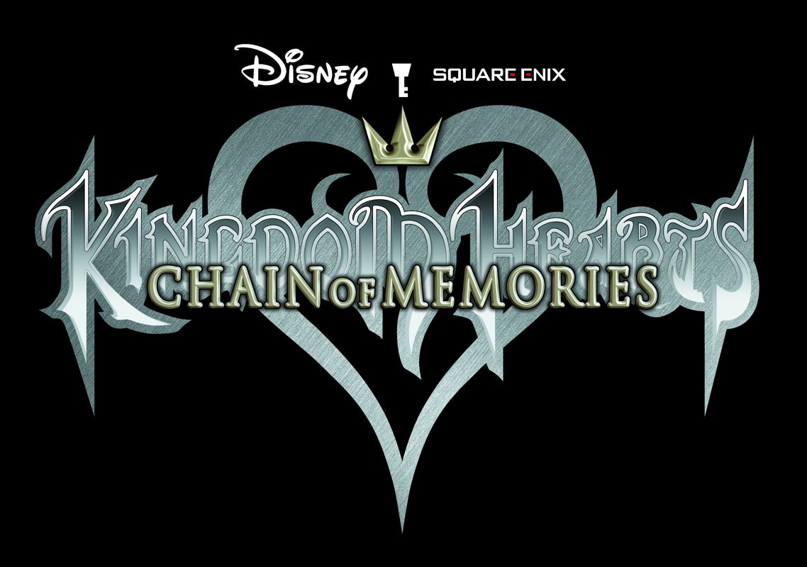 Kingdom Hearts: Chain of Memories Logo (Square Enix E3 2004 Media CD): On Black
