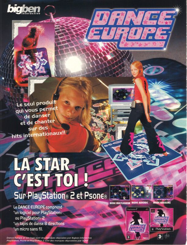 Dance:UK Magazine Advertisement (Magazine Advertisements): Consoles + (France), Issue 141 (October 2003)