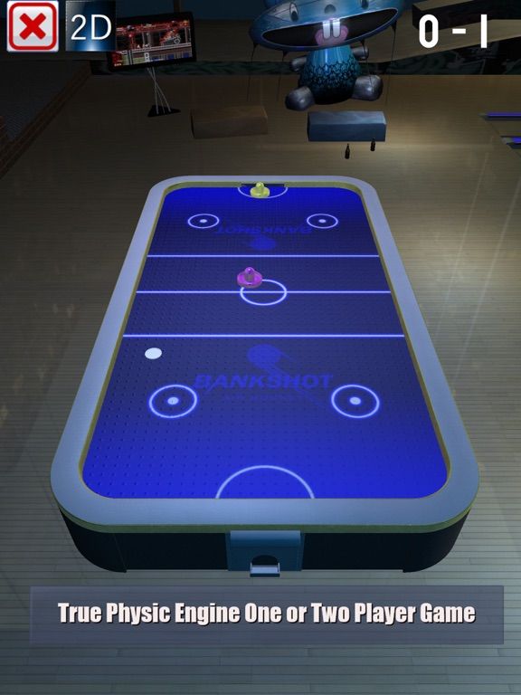 Real 3D Air Hockey Screenshot (iTunes Store)