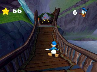 Disney's Donald Duck: Goin' Quackers Screenshot (Disney's Donald Duck: "Qu@ck Att@ck"?*! Press Kit): Rocky Forest
