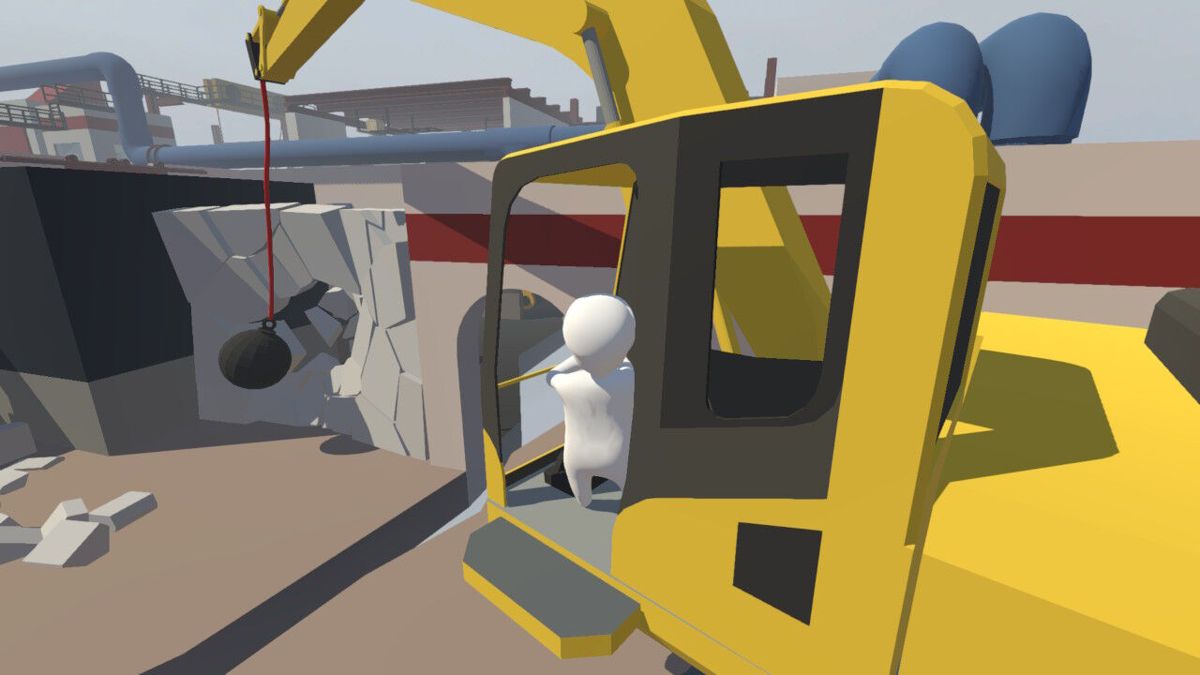 Human fall flat карта с поездом