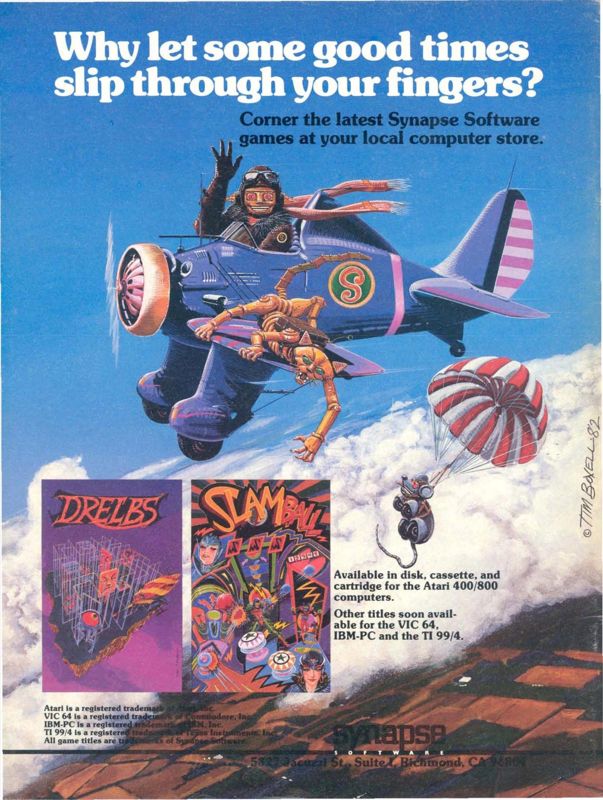 Drelbs Magazine Advertisement (Magazine Advertisements): SoftSide (United States) Issue 36 (December 1982)