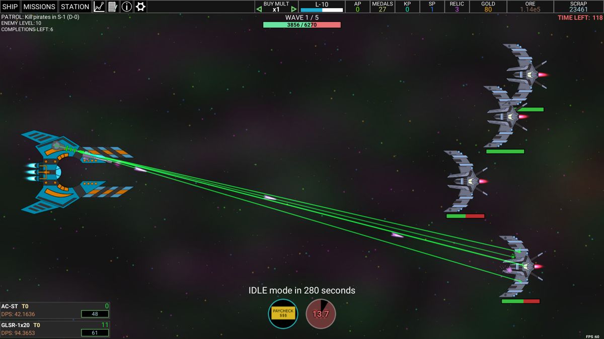 Idle Space Raider Screenshot (Steam)