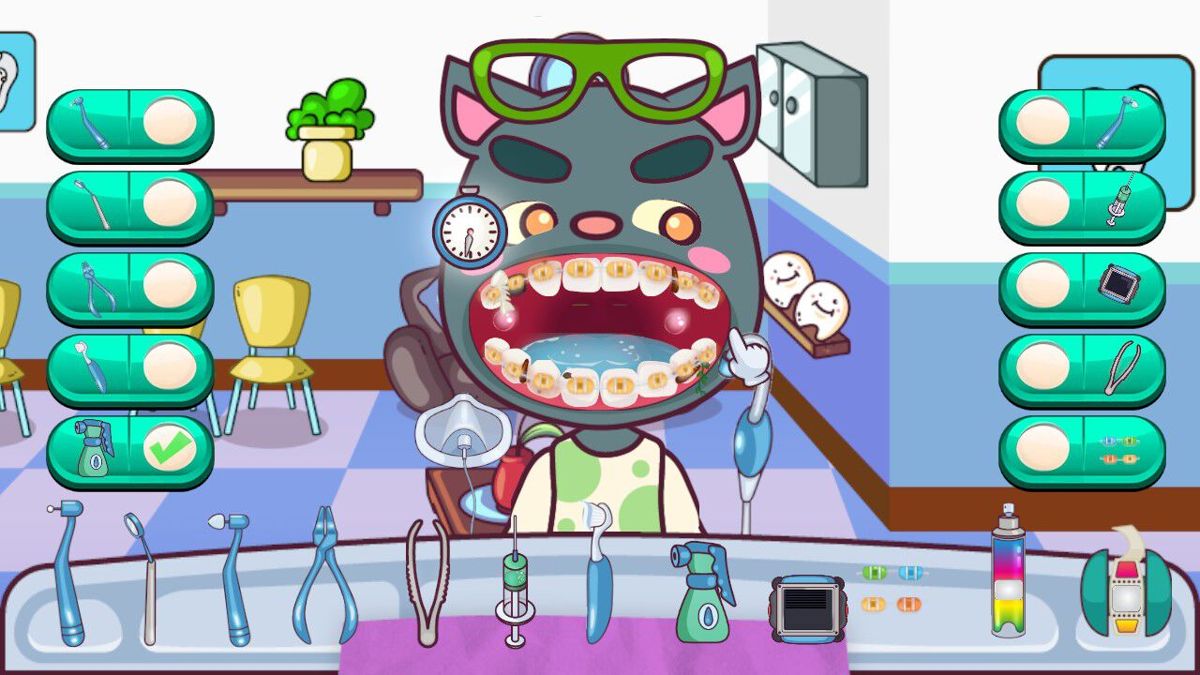 Zoo Dentist Screenshot (Nintendo.co.jp)