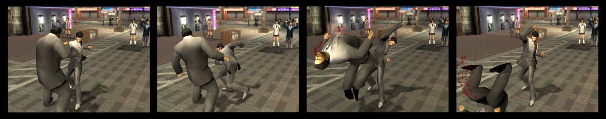 Yakuza Screenshot (Sega GC 2006 EPK): Combo Upper FilmStrip