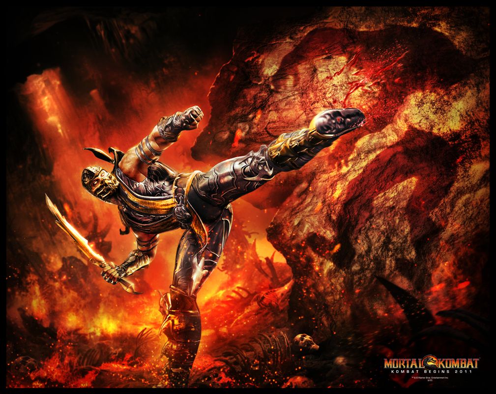 Mortal Kombat Render (Mortal Kombat Press Kit): Scorpion Reveal