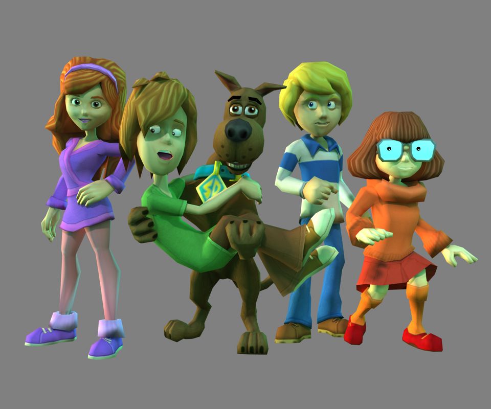Scooby-Doo!: First Frights Render (Scooby-Doo!: First Frights & The Mystery Begins Asset Disc): Classic Characters Group Shot