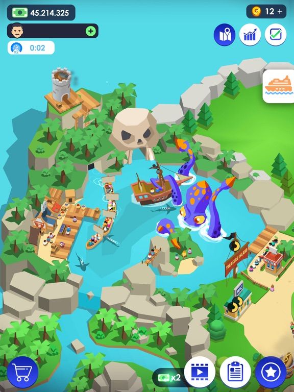 Idle Theme Park Screenshot (iTunes Store)