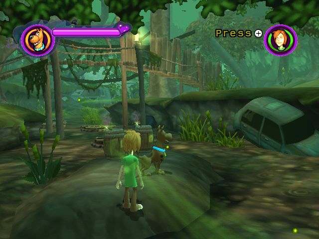 Scooby-Doo! and the Spooky Swamp Screenshot (Legend of the Guardians: The Owls of Ga'Hoole / Scooby-Doo! and the Spooky Swamp Asset Disc)
