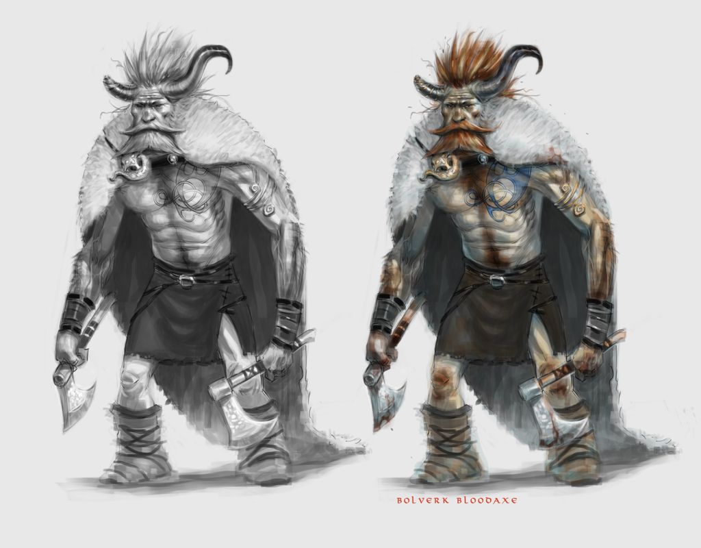 The Banner Saga Concept Art (Official gamepedia > Concept Art): Bolverk