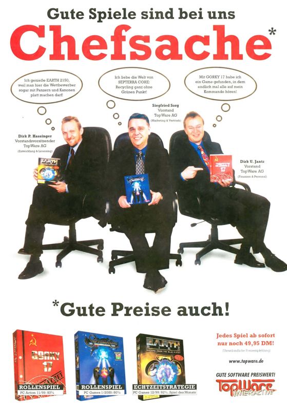 ōdi∙um Magazine Advertisement (Magazine Advertisements): PC Games (Germany), Issue 06/2000