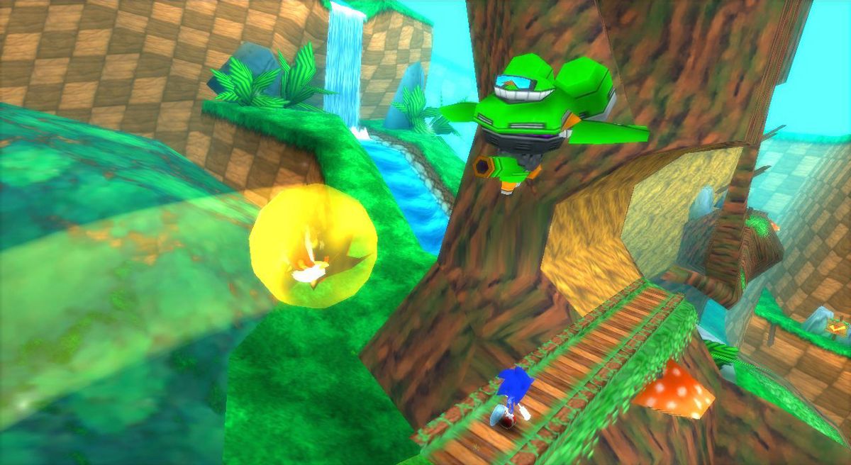Sonic Rivals Screenshot (Sega GC 2006 EPK)