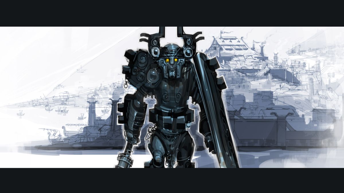 The Banner Saga Concept Art (Official gamepedia > Concept Art): Dredge (Stoneguard)