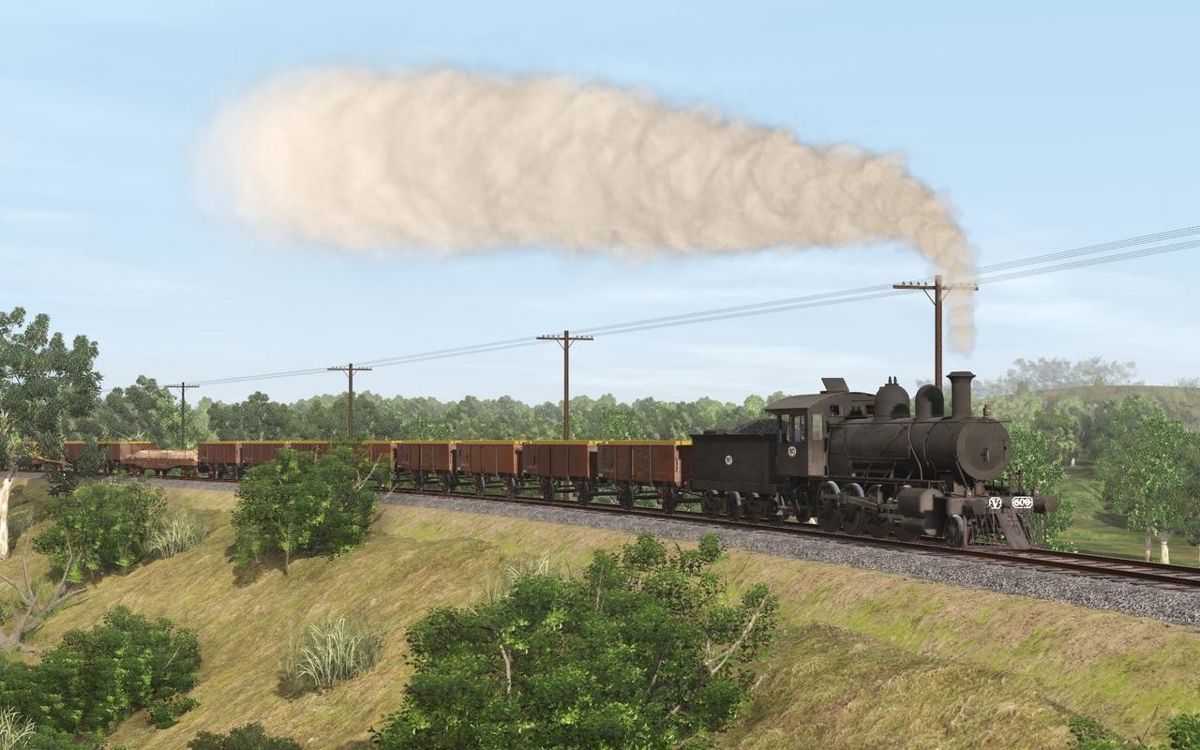 Trainz: Victorian Railways V Class FL Black Screenshot (Steam)