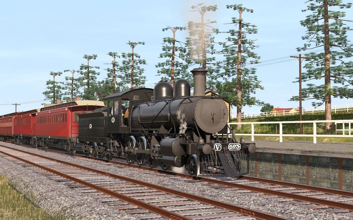 Trainz: Victorian Railways V Class FL Black Screenshot (Steam)