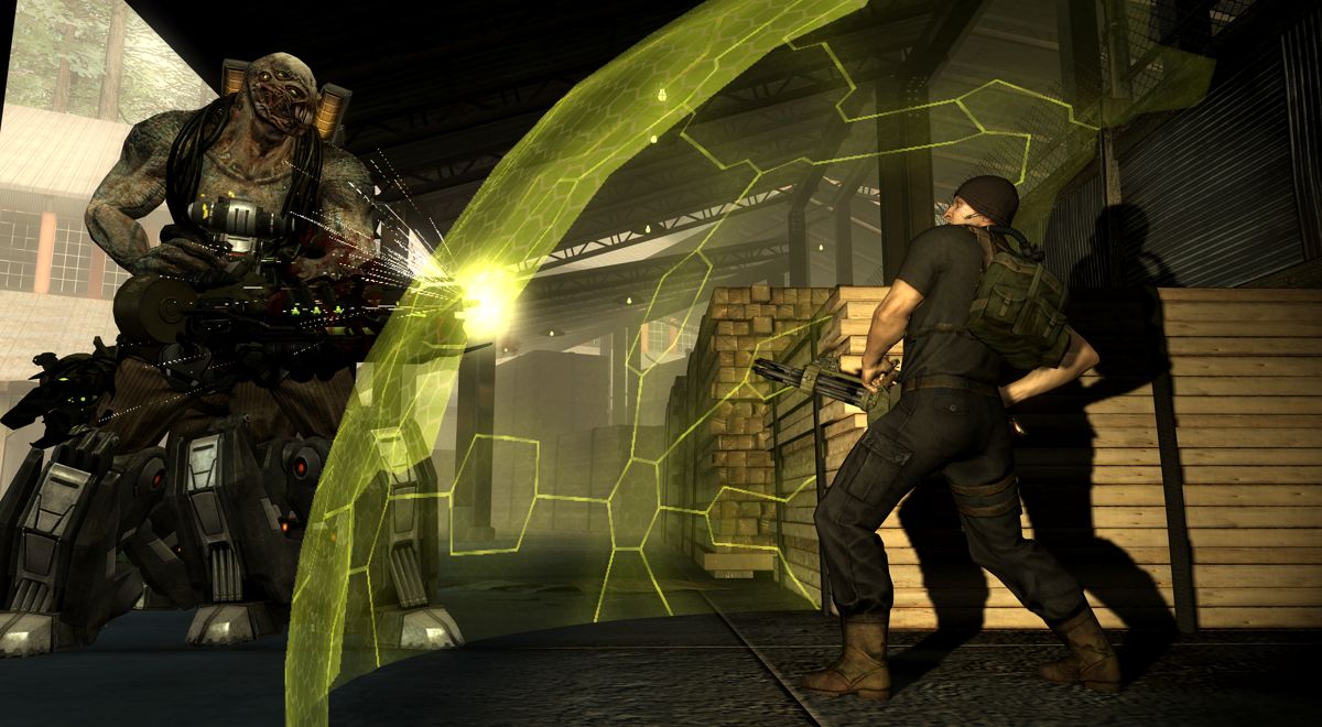 Resistance 2 Screenshot (Resistance 2 Media Disc): Campaign - Orick shield