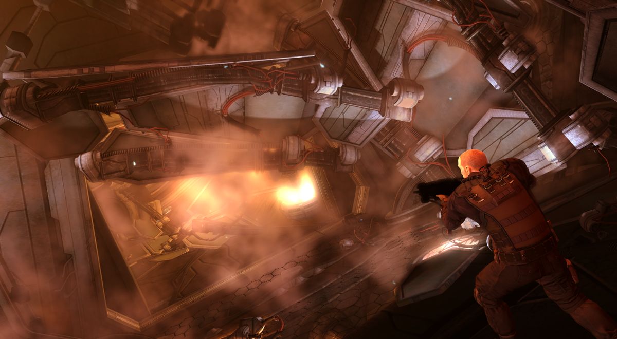 Resistance 2 Screenshot (Resistance 2 Media Disc): Campaign - Ship fire