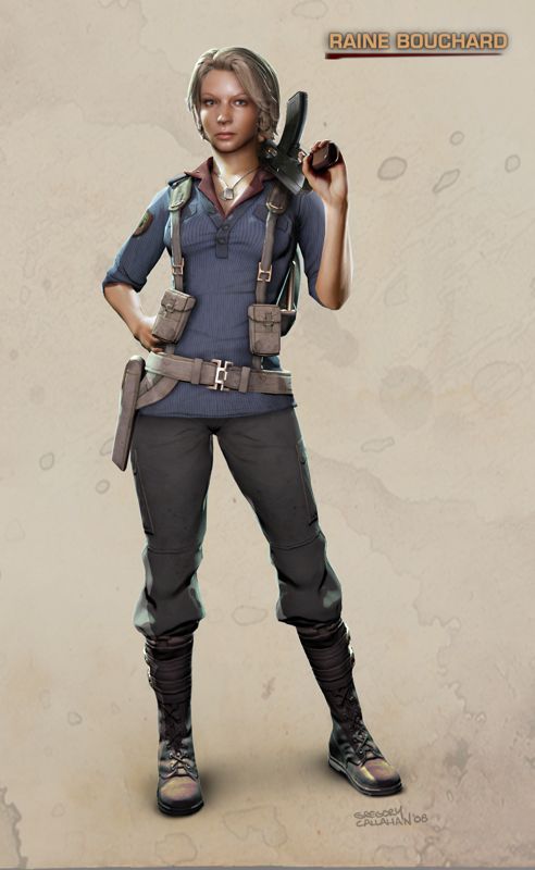 Resistance: Retribution Render (Resistance: Retribution Media Materials disc): Raine Bouchard