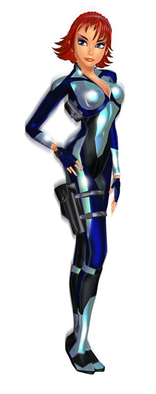 Perfect Dark Zero Concept Art (Joanna Dark concept art): Joanna Dark concept art.