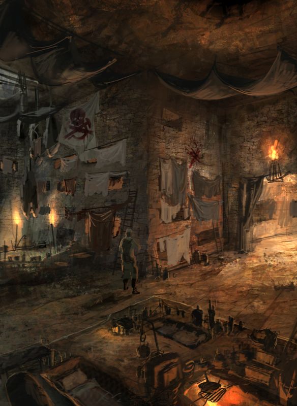 Resistance: Retribution Concept Art (Resistance: Retribution Media Materials disc): Catacombs Crypt Area vertical