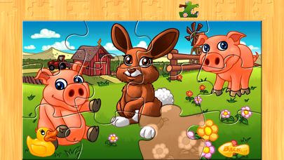 A Farm Animal Jigsaw Puzzle Screenshot (iTunes Store)