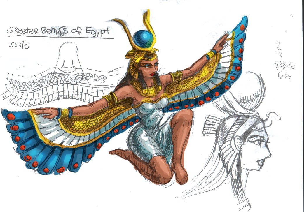 Seven Kingdoms II: The Fryhtan Wars Concept Art (Seven Kingdoms II: The Fryhtan Wars Digital Press Kit): Egypt god
