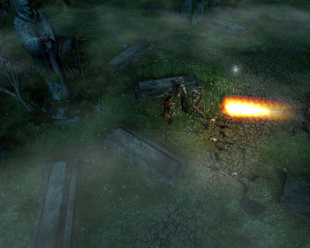 Legend: Hand of God Screenshot (Legend-Game.de - Legend: Hand of God Official Screenshots): Cemetery (Friedhof)