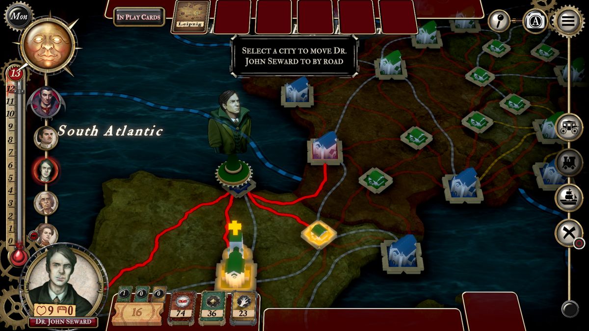 Fury of Dracula: Digital Edition Screenshot (PlayStation Store)