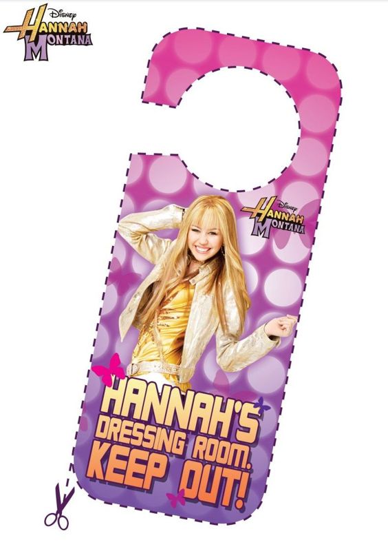 Hannah Montana: Spotlight World Tour Other (Girl Talk: Awesome (2008)): Doorhanger 1