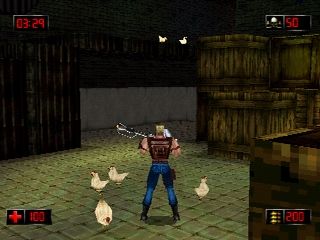 Duke Nukem: Time to Kill Screenshot (3DRealms.com - Product page): chicken