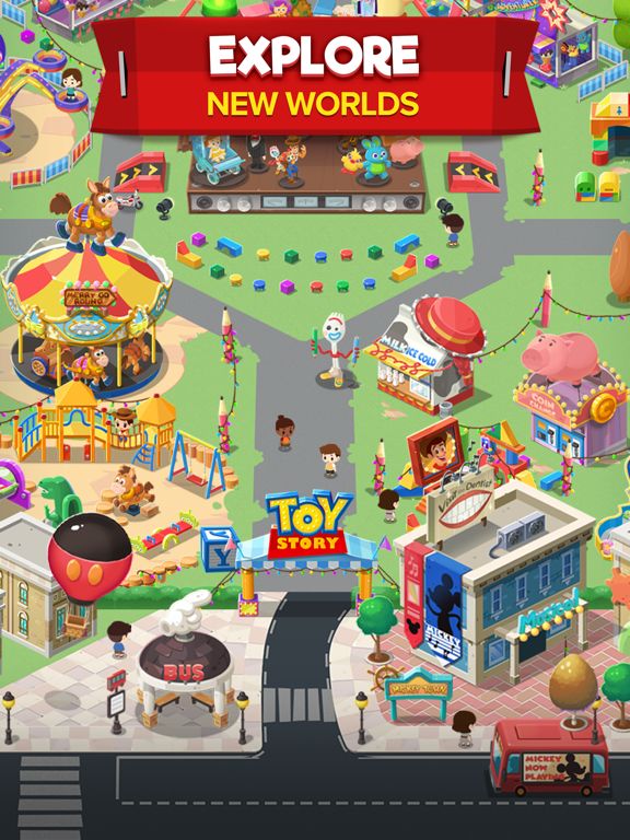 Disney Pop Town Screenshot (iTunes Store)