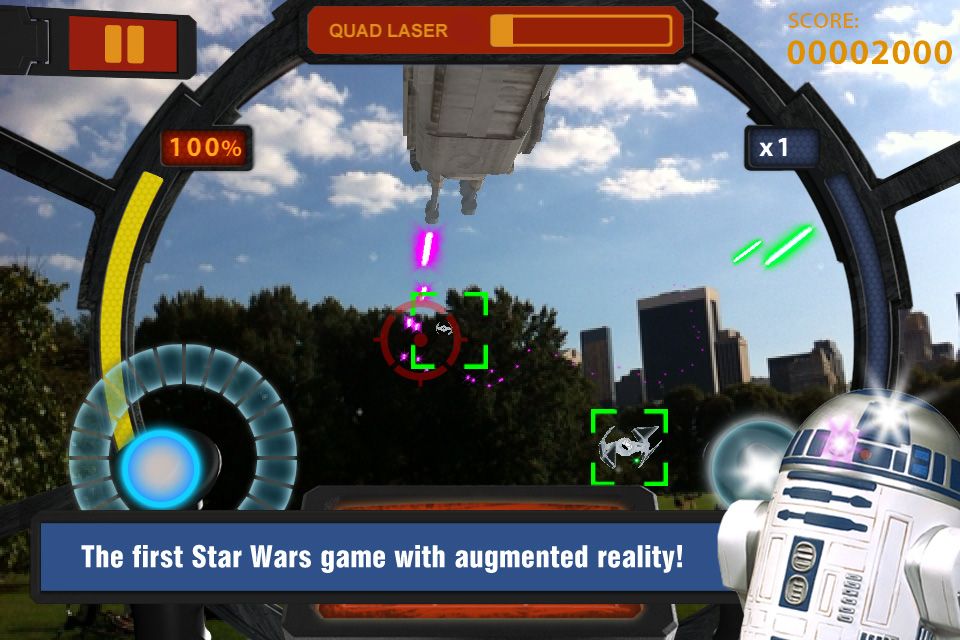 Star Wars Arcade: Falcon Gunner Screenshot (iTunes Store, iPhone (archived - Nov 21, 2010))