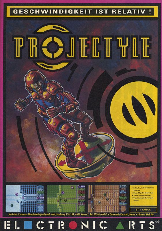 Projectyle Magazine Advertisement (Magazine Advertisements): Power Play (Germany), Issue 07/1990