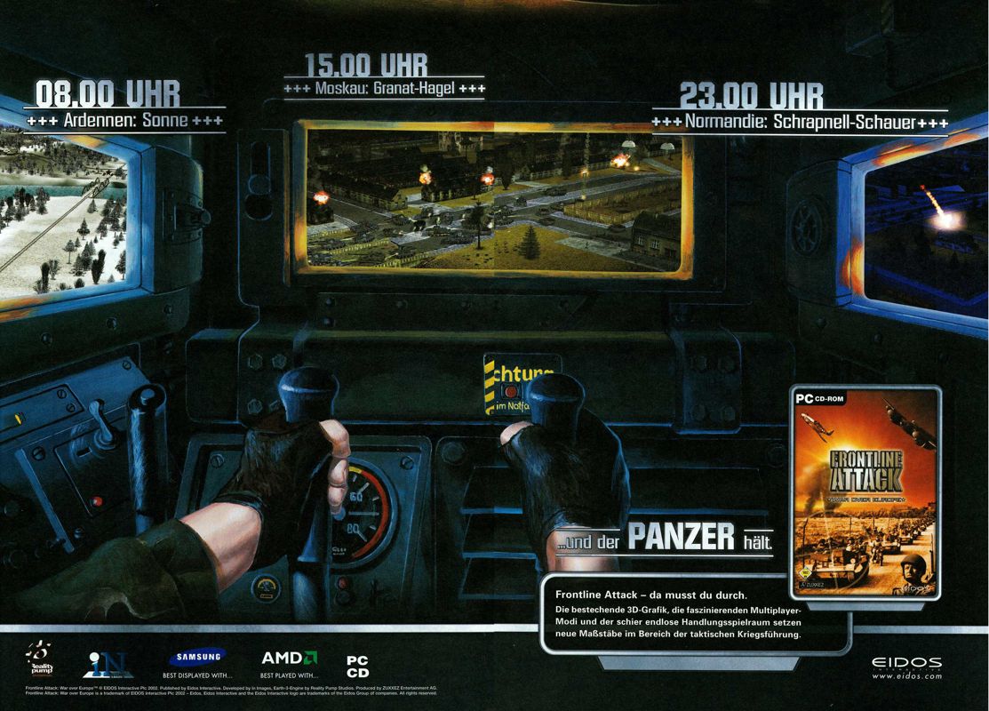 World War II: Panzer Claws Magazine Advertisement (Magazine Advertisements): PC Games (Germany), Issue 11/2002
