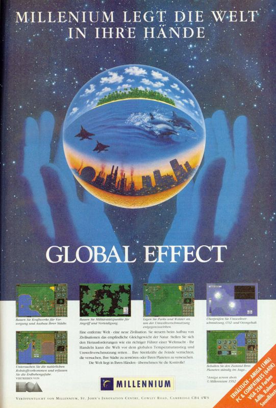 Global Effect Magazine Advertisement (Magazine Advertisements): Power Play (Germany), Issue 06/1992