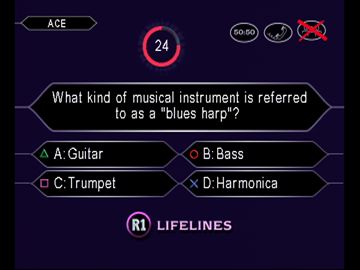 Who Wants to Be a Millionaire: 3rd Edition Screenshot ( Sony E3 2001 press kit)